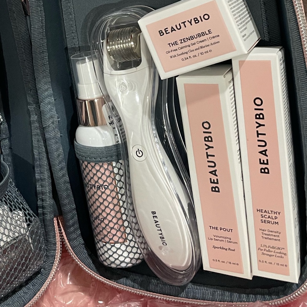 🌼 GLO-PRO MICRO-NEEDLING RED LIGHT SET FOR SCALP NECK FACE BACK OF HANDS